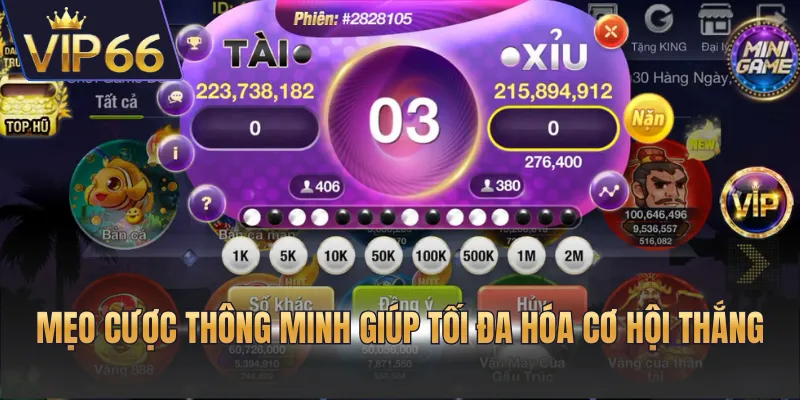 Mẹo cược thông minh giúp tối đa hóa cơ hội thắng